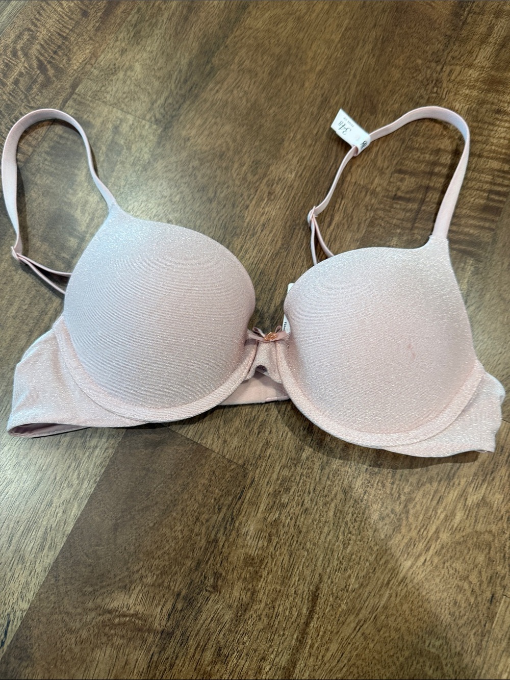 Victoria's Secret Light Pink Shimmer T-Shirt Bra